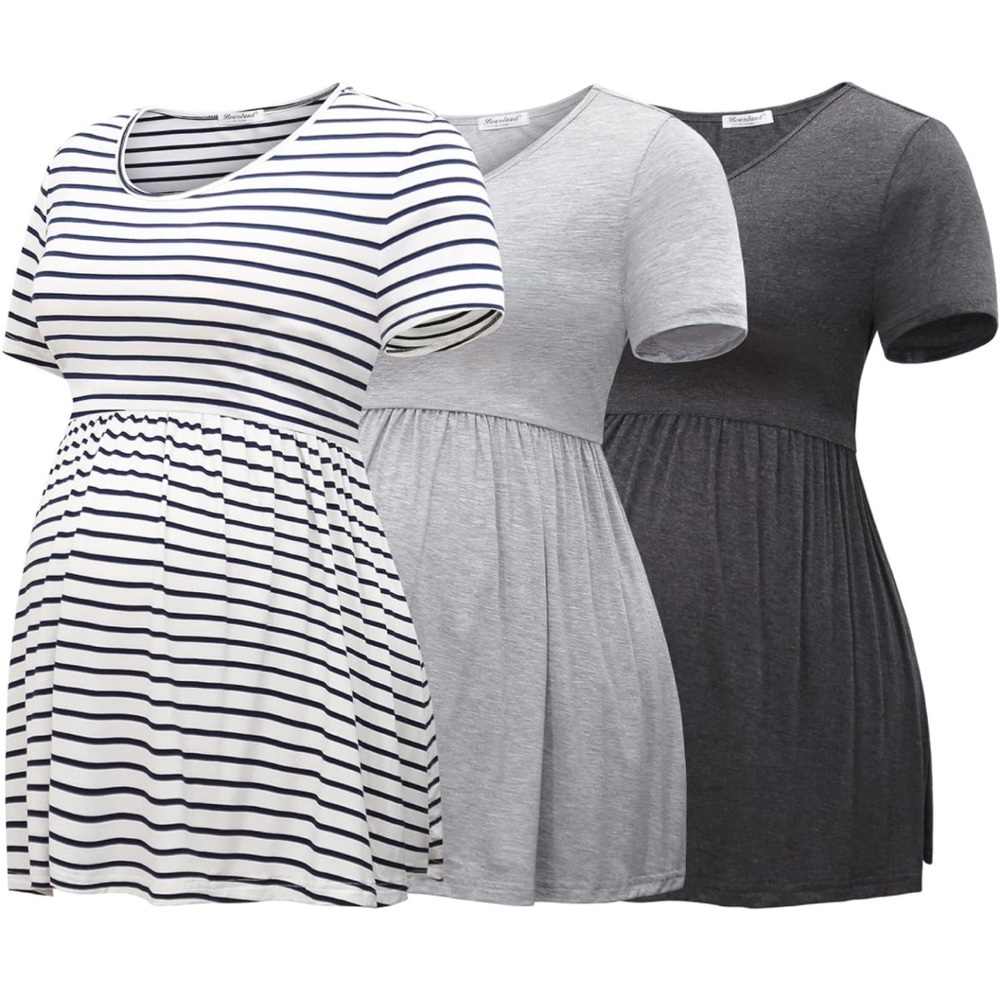 Lot of (3) Maternity Tops XXL Bear Island